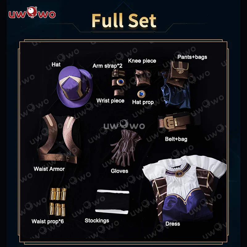 【Clearance】[Last Batch]【In Stock】Uwowo Game Sheriff of Piltover Cosplay Costume - Image 6