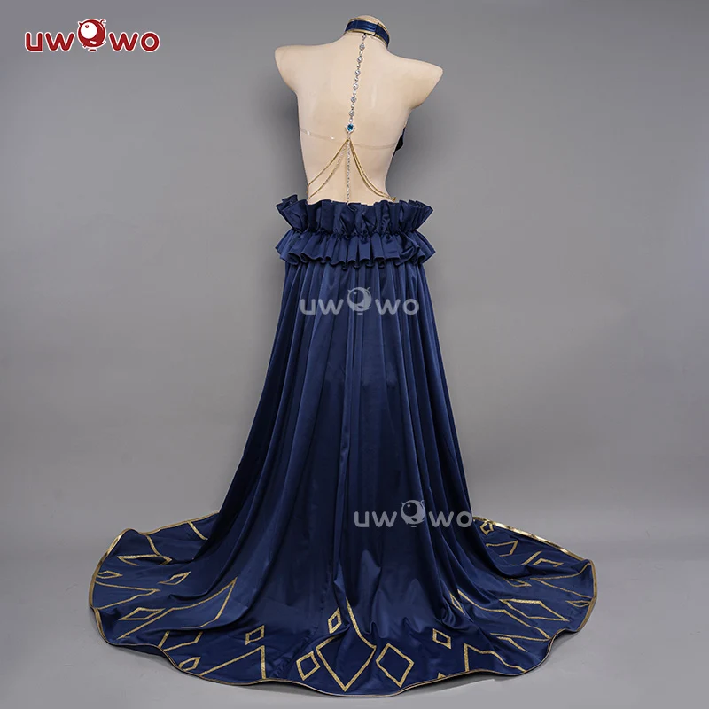 【In Stock】Uwowo Anime Code Geass: C.C. CC Chessboard Party Gown Mahjong Soul Collab Cosplay Costume - Image 4