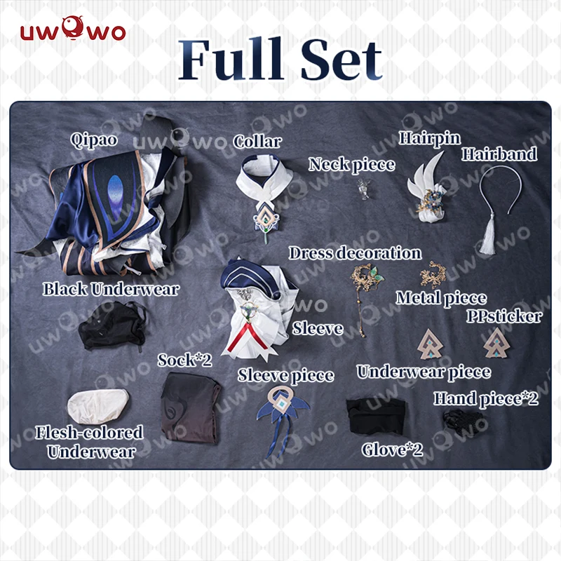 [Last Batch]【In Stock】Uwowo Azur Lane Chen Hai Chenhai Retrofit 18+ Sexy Gown Cosplay Costume - Image 5