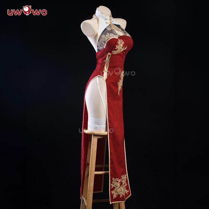 INSTOCK Uwowo Azur Lane Cheshire New Year Cheongsam Cosplay Costume - Image 4