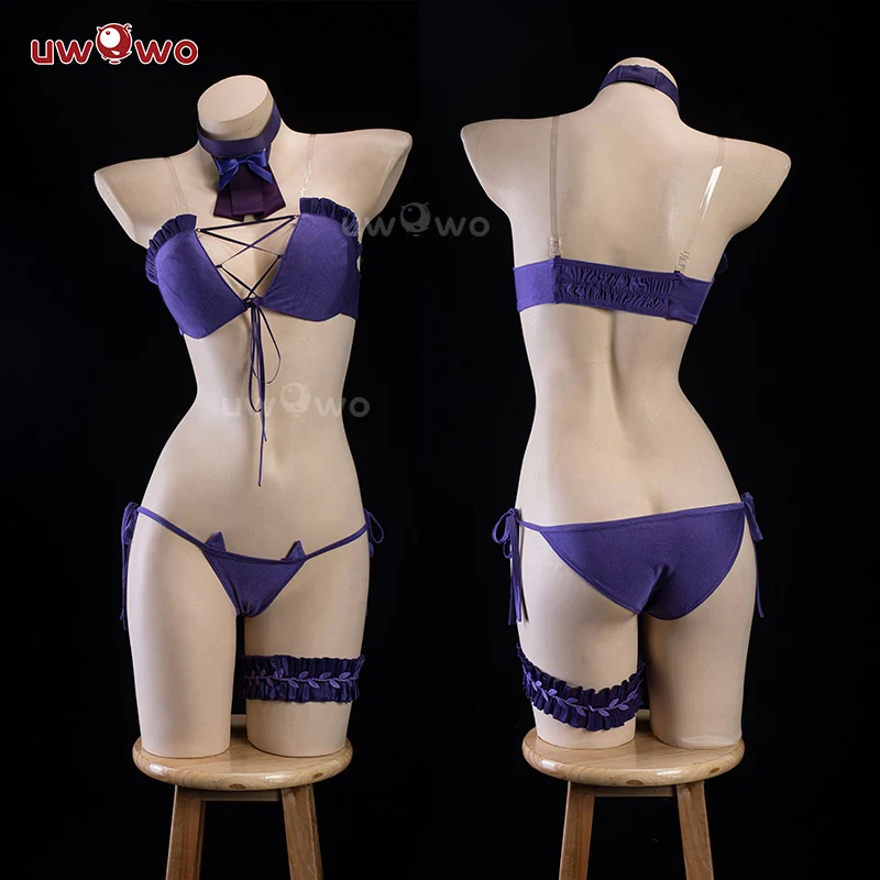 Uwowo Azur Lane Cheshire Swimsuit Summer Cosplay Costume - Image 4
