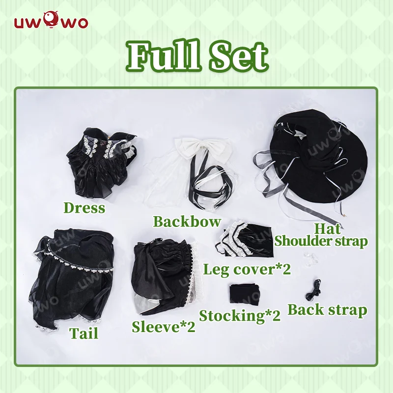 【Last Batch】INSTOCK Uwowo Code Geass: C.C. CC Black Witch Fanart Cosplay Costume - Image 5