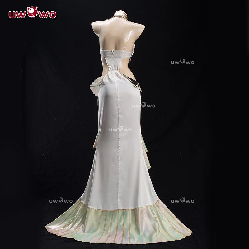 [Last Batch] INSTOCK S-3XL Uwowo Code Geass: C.C. CC Butterfly Gown Cosplay Costume - Image 3