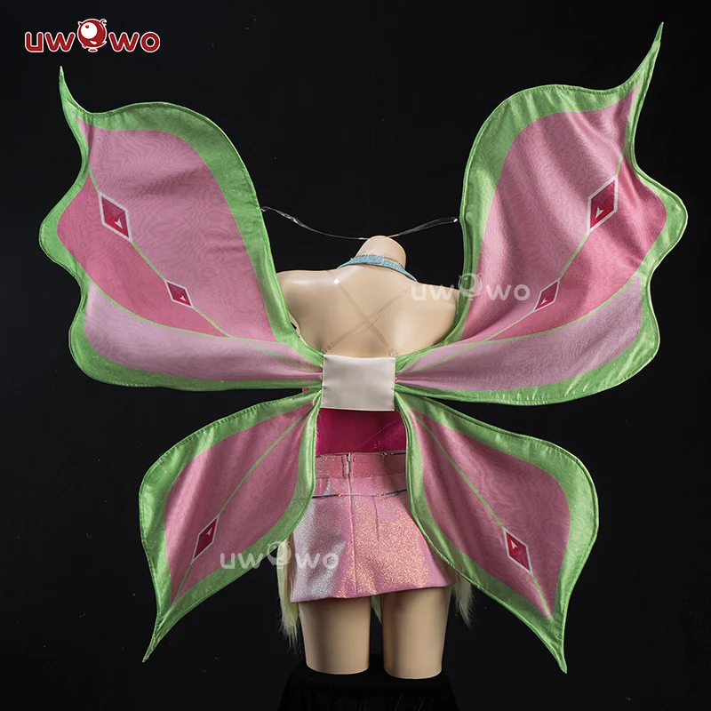 [Last Batch] INSTOCK Uwowo Flora S4 Winter Fairy Club Transformation Cosplay Costume S-3XL - Image 4