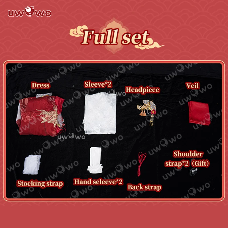 JUL PRESALE Uwowo Game Azur Lane Chen Hai A Night of Passion Oath Skin Cosplay Costume - Image 5