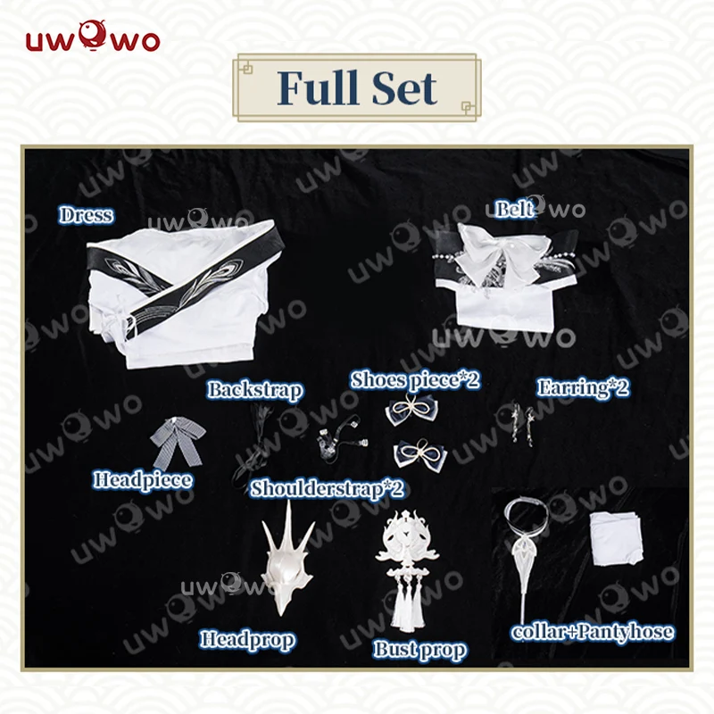 INSTOCK Uwowo Game Azur Lane IJN Hakuho Kimono Style Cosplay Costume - Image 6