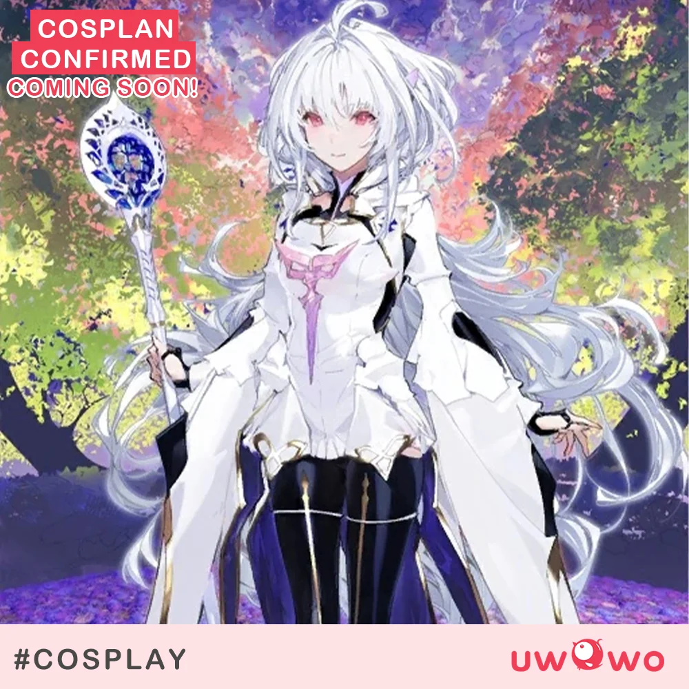 INSTOCK Uwowo Game Fate/Grand Order Merlin Prototype "Lady Avalon" Cosplay Costume - Image 5