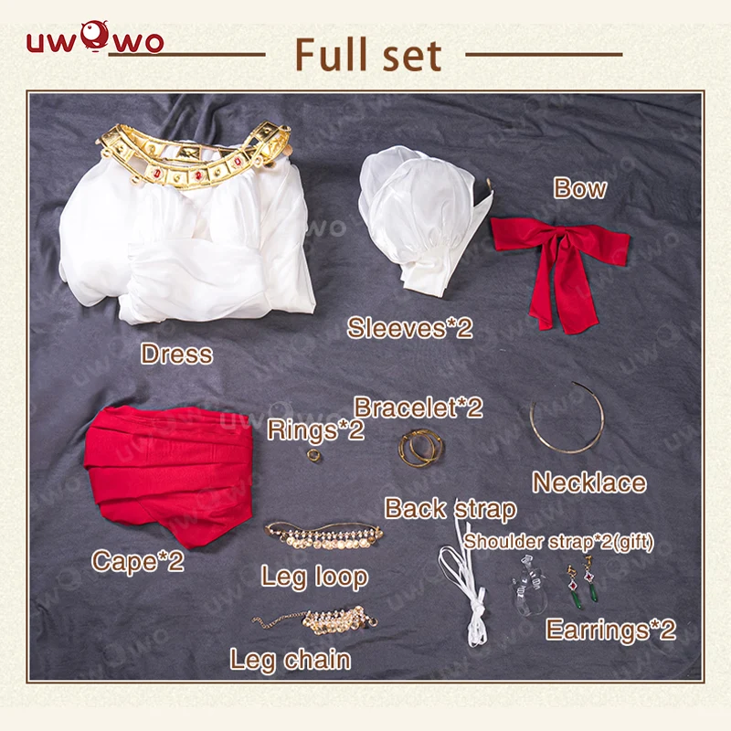 [Last Batch] Uwowo Game Fate/Grand Order Nero Claudius/Red Saber Heroic Spirit Formal Dress Gown Cosplay Costume - Image 5