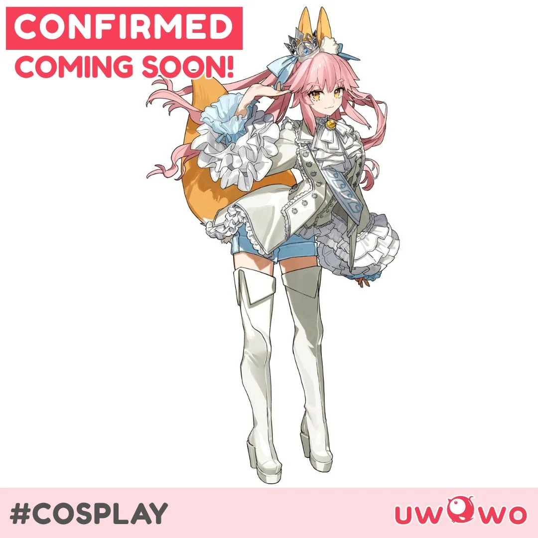 [Last batch] S-3XL Uwowo Game Fate/Grand Order Tamamo no Mae Flower Parade Cosplay Costume - Image 2