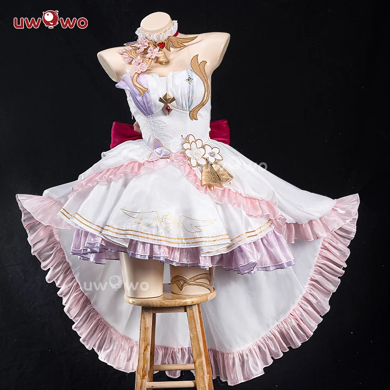 Uwowo Game Honkai Impact 3: Elysia Fanart Seraphic Bloom Cosplay Costume S-3XL - Image 3