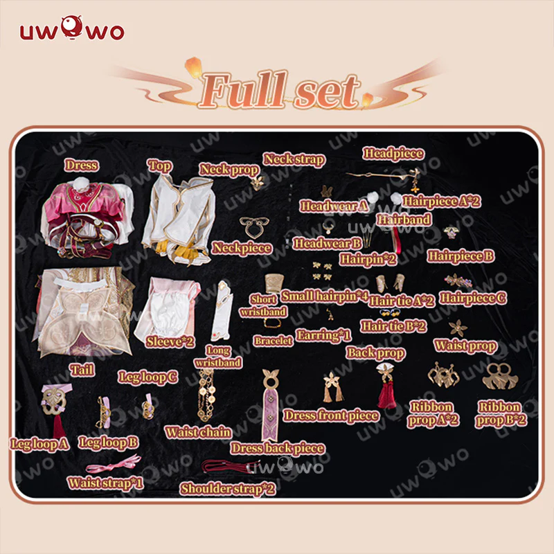 JUL PRESALE Uwowo Game Honkai Impact 3: Elysia Hi ♪ Love Elf ♡ Lunar Grace New Skin Cosplay Costume - Image 5