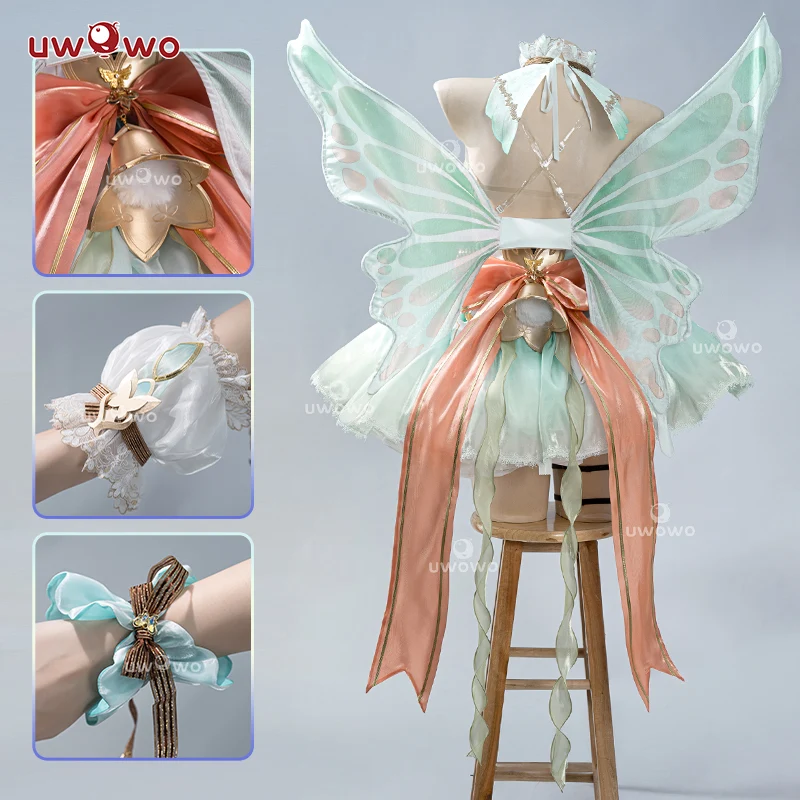 S-3XL Uwowo Game Honkai Star Rail Fanart Firefly Fairy Princess Cosplay Costume - Image 2