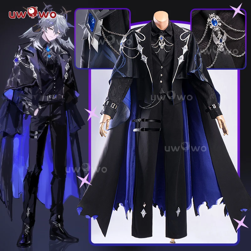 INSTOCK Uwowo Game Honkai Star Rail Sunday Black Suit Cosplay Costume - Image 2