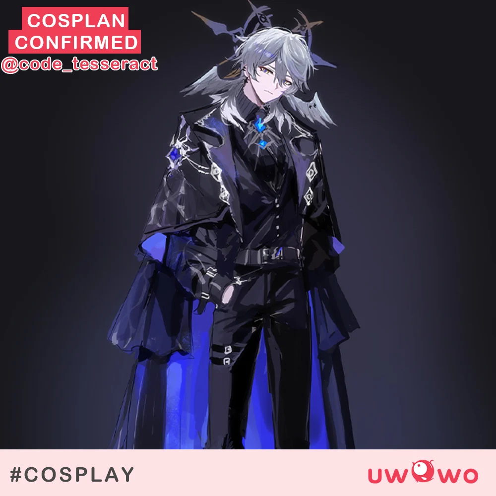 INSTOCK Uwowo Game Honkai Star Rail Sunday Black Suit Cosplay Costume - Image 4