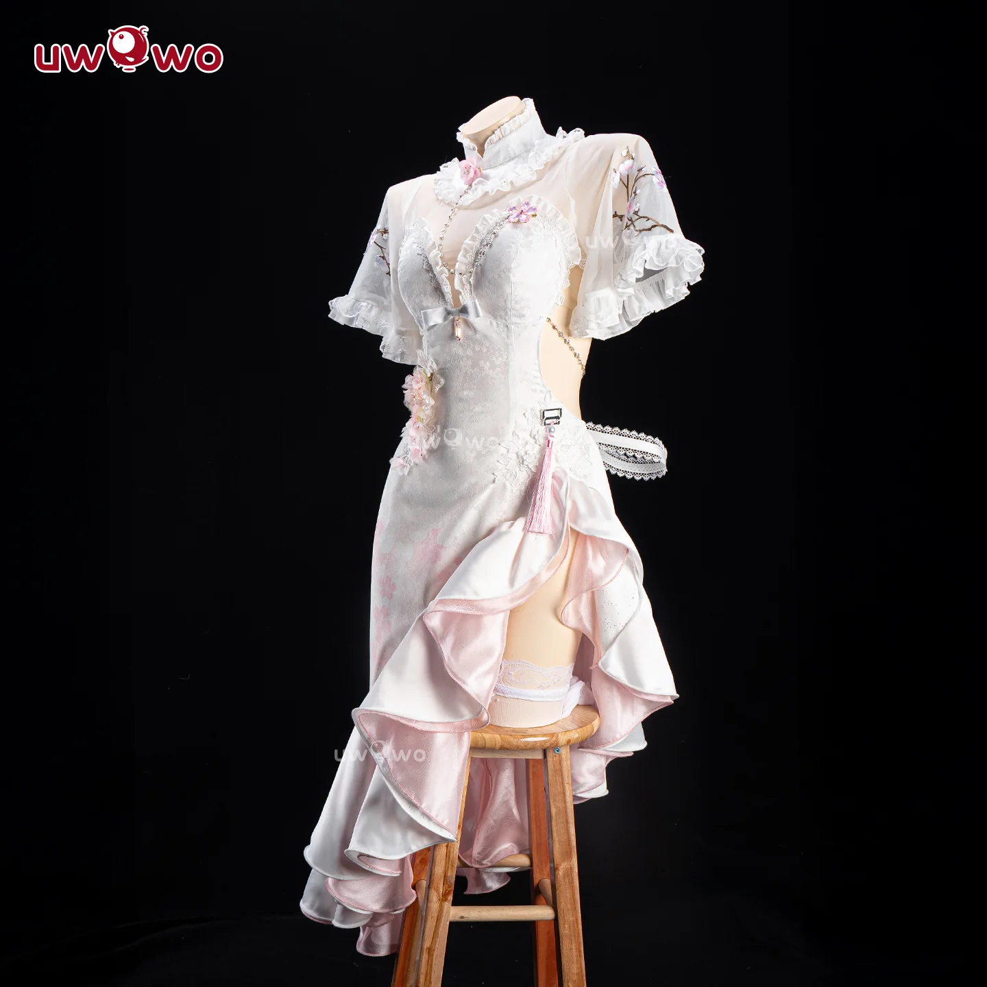 S-3XL INSTOCK Uwowo Game NIKKE Dorothy Feast on Peachland Chinese Style Dress Cosplay Costume - Image 3