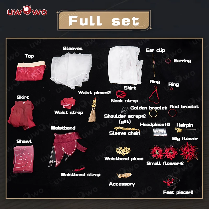 Uwowo Game Phrolova Chinese Hanfu Style Fanart Wuthering Waves WuWa Cosplay Costume - Image 9