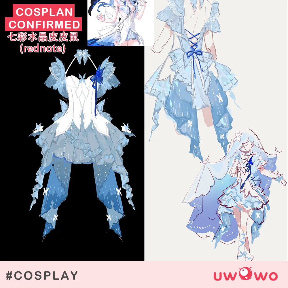 S-3XL INSTOCK Uwowo Game Wuthering Waves Shorekeeper Dreamtide Fanart Cosplay Costume - Image 6