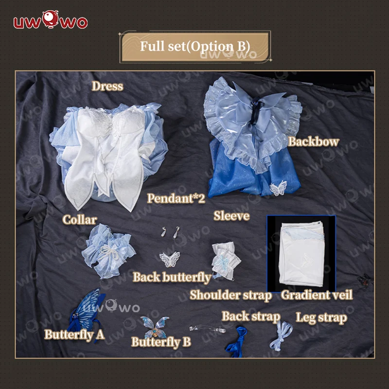 S-3XL INSTOCK Uwowo Game Wuthering Waves Shorekeeper Dreamtide Fanart Cosplay Costume - Image 7