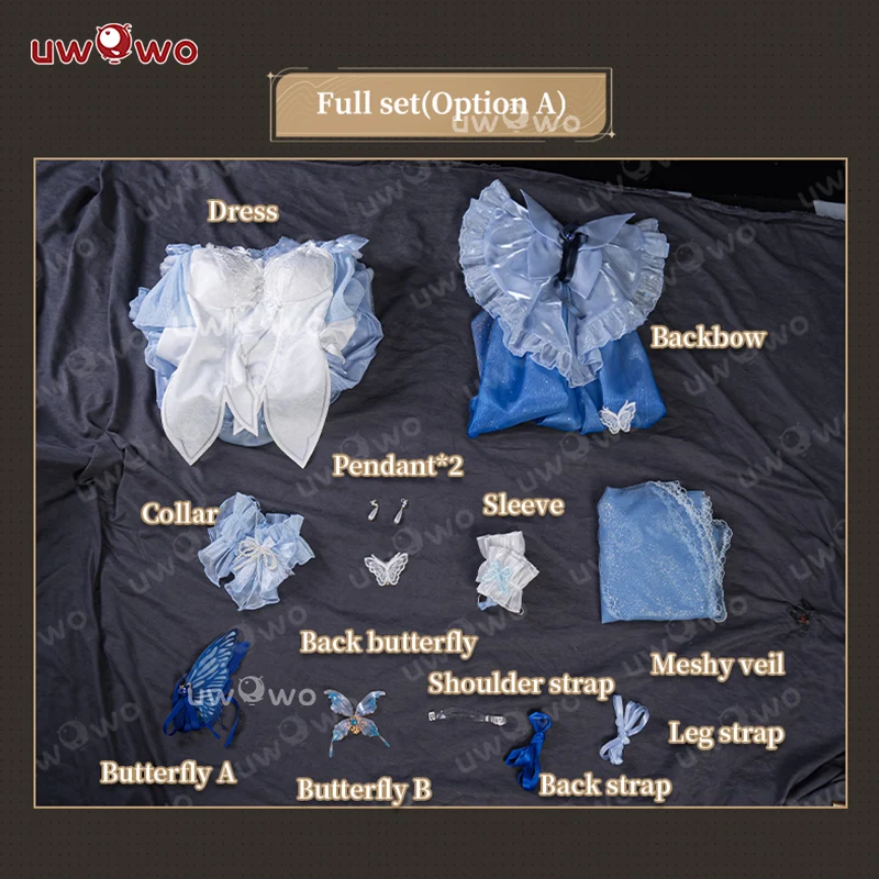 S-3XL INSTOCK Uwowo Game Wuthering Waves Shorekeeper Dreamtide Fanart Cosplay Costume - Image 8