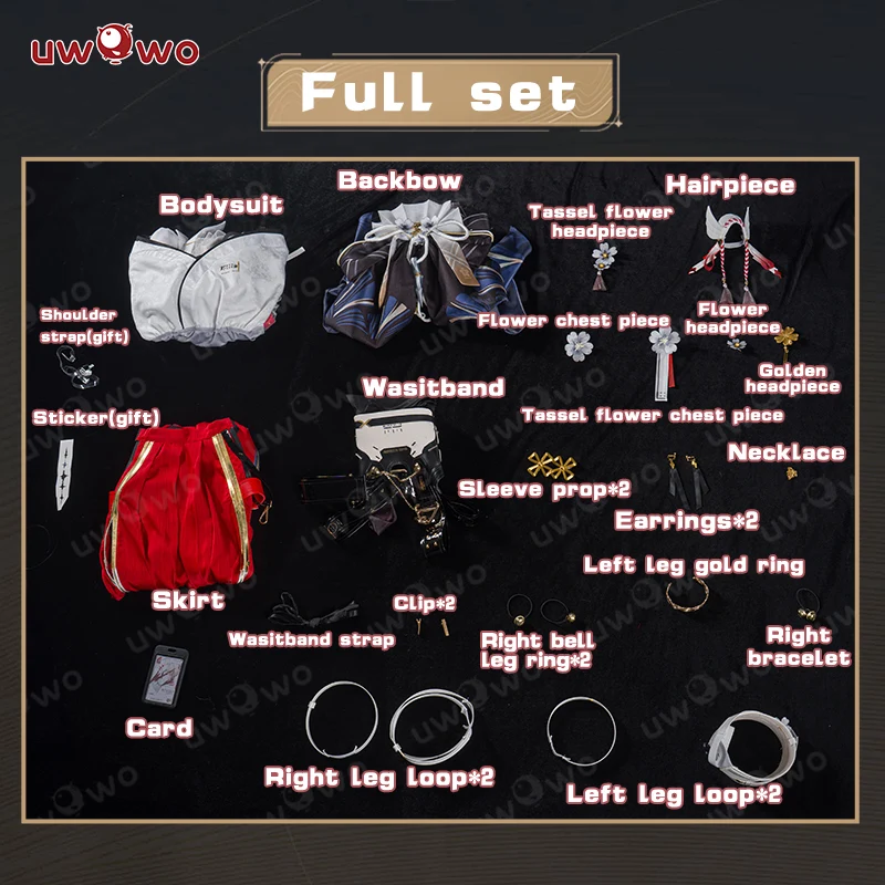 APR PRESALE Uwowo Game Wuthering Waves WuWa Hiyuki Cosplay Costume - Image 6