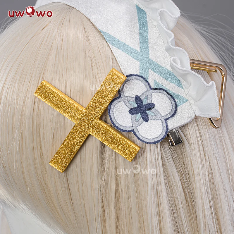 【Clearance Sale】[Last Batch]【In Stock】Uwowo Genshin Impact Fanart Faruzan Cafe Maid Cosplay Costume - Image 7