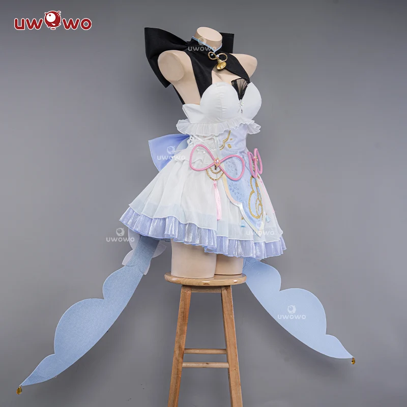 [Last Batch]【In Stock】Uwowo Genshin Impact Fanart Ganyu Little Witch Halloween Cosplay Costume - Image 5