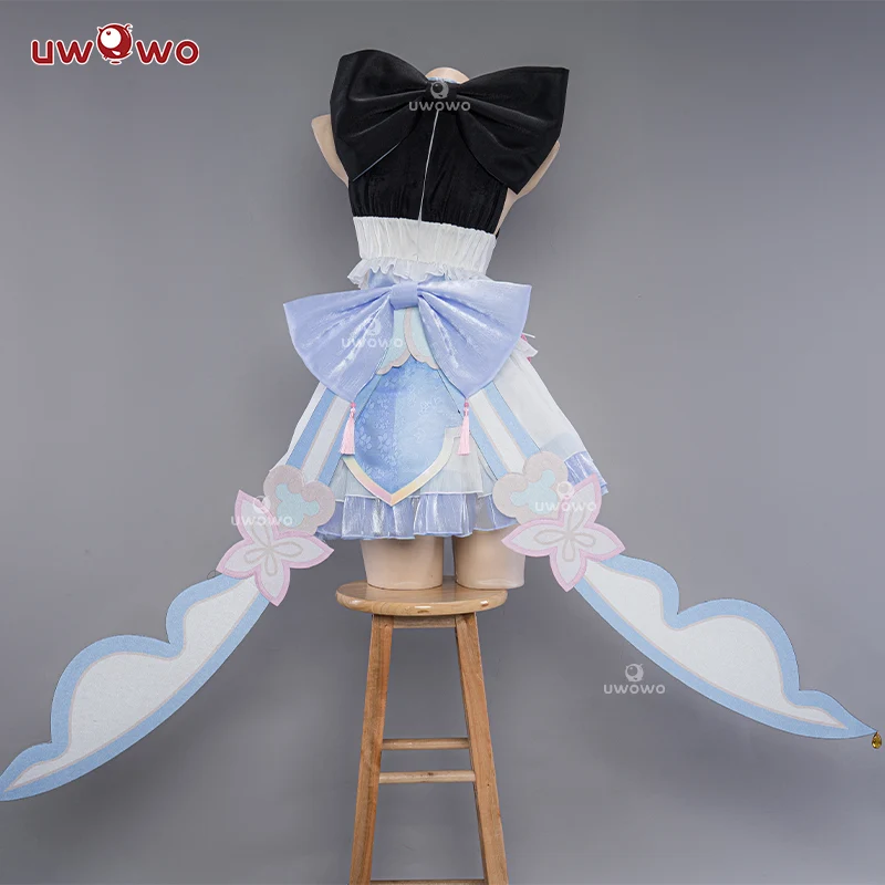[Last Batch]【In Stock】Uwowo Genshin Impact Fanart Ganyu Little Witch Halloween Cosplay Costume - Image 6