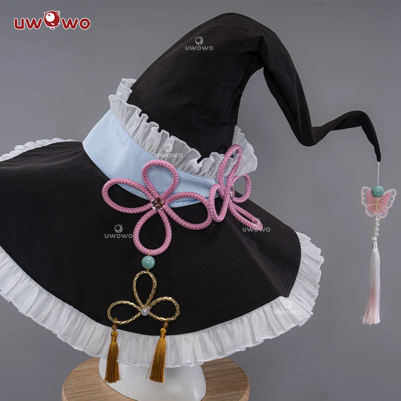 [Last Batch]【In Stock】Uwowo Genshin Impact Fanart Ganyu Little Witch Halloween Cosplay Costume - Image 7