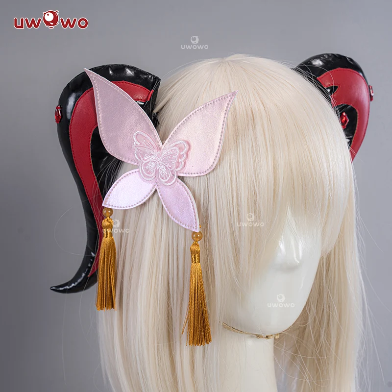 [Last Batch]【In Stock】Uwowo Genshin Impact Fanart Ganyu Little Witch Halloween Cosplay Costume - Image 9