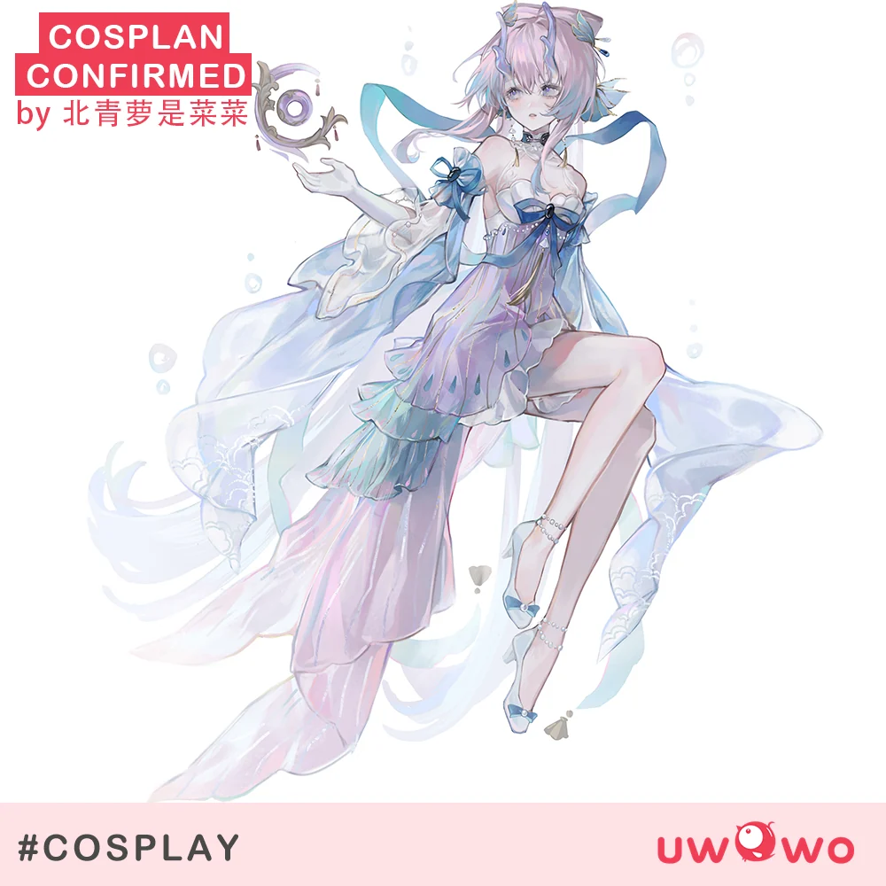 [Last Batch] M-3XL INSTOCK-Uwowo Genshin Impact Fanart Kokomi Dragon Princess Cosplay Costume - Image 2