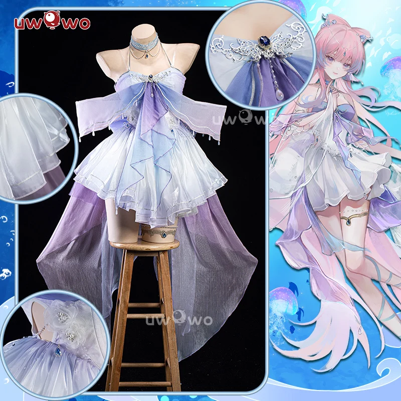 [Last Batch]【In Stock】Uwowo Genshin Impact Fanart Kokomi Mermaid Cosplay Costume - Image 3