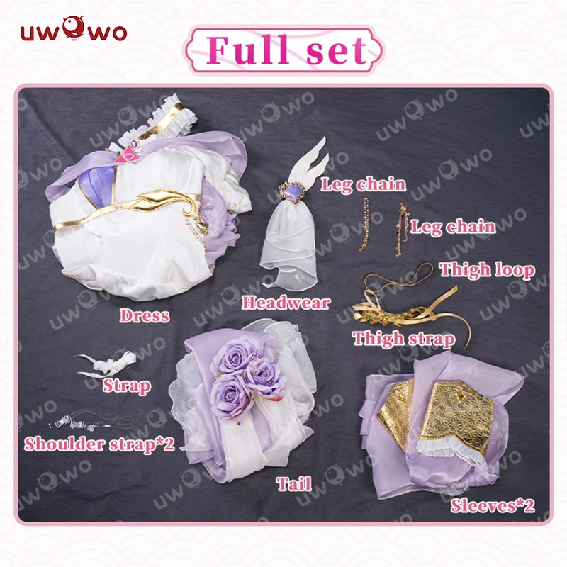 [Last Batch] INSTOCK Uwowo Honkai Impact 3: Elysia Gown Fanart Cosplay Costume - Image 5