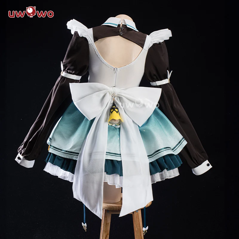 [Last batch] Uwowo Game Honkai Star Rail Firefly Maid Cosplay Costume - Image 6