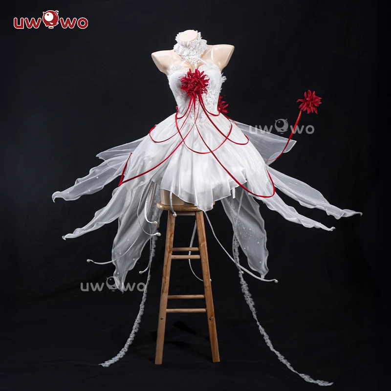 INSTOCK Uwowo Phrolova White Melody Gown Wuthering Waves WuWa Cosplay Costume S-3XL - Image 3