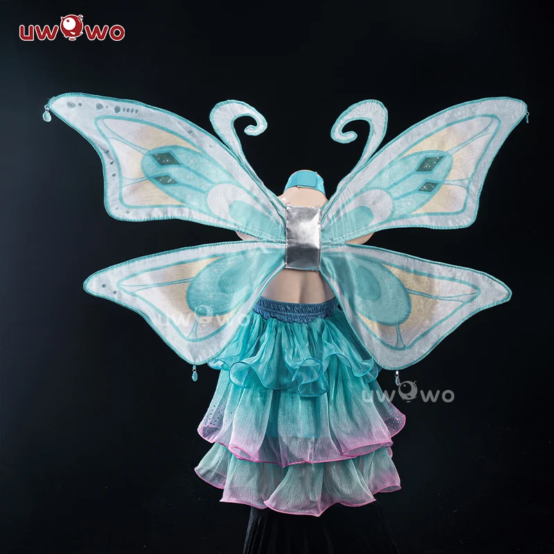 S-3XL Uwowo Bloom Princess Wings Fairy Club Cosplay Costumes - Image 3