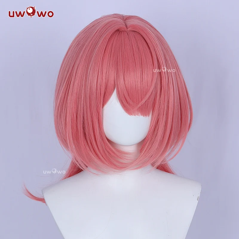 Uwowo Game Zenless Zone Zero Ramiel Cosplay Wig Short Pink Hair - Image 2