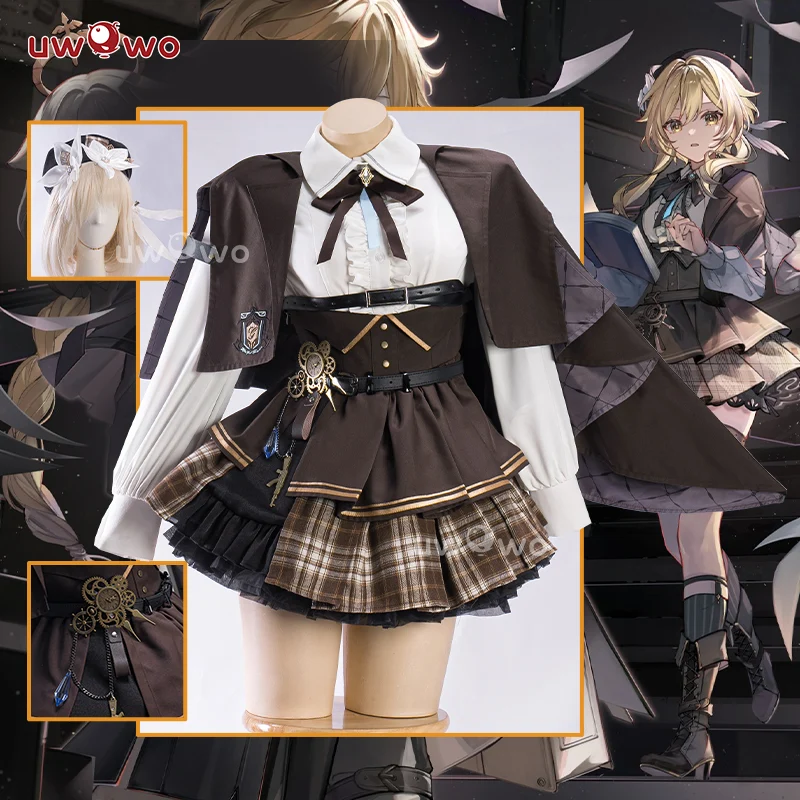 [Last Batch] S-3XL INSTOCK Uwowo Genshin Impact Lumine Detective Fanart Casual Cosplay Costume