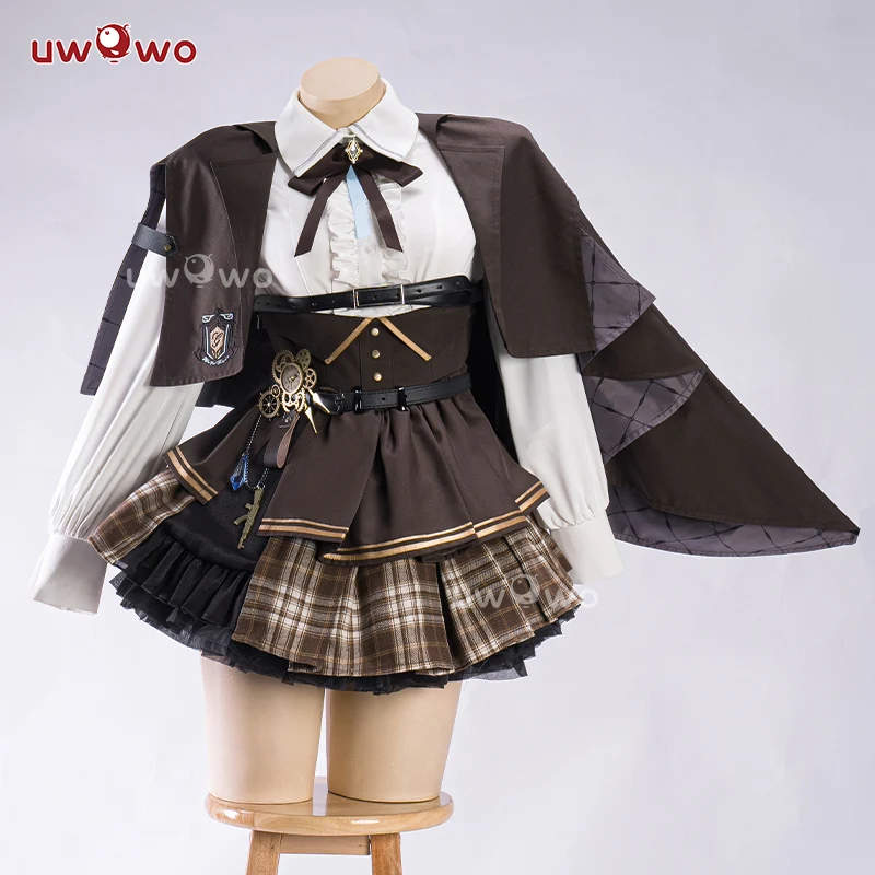 [Last Batch] S-3XL INSTOCK Uwowo Genshin Impact Lumine Detective Fanart Casual Cosplay Costume - Image 2