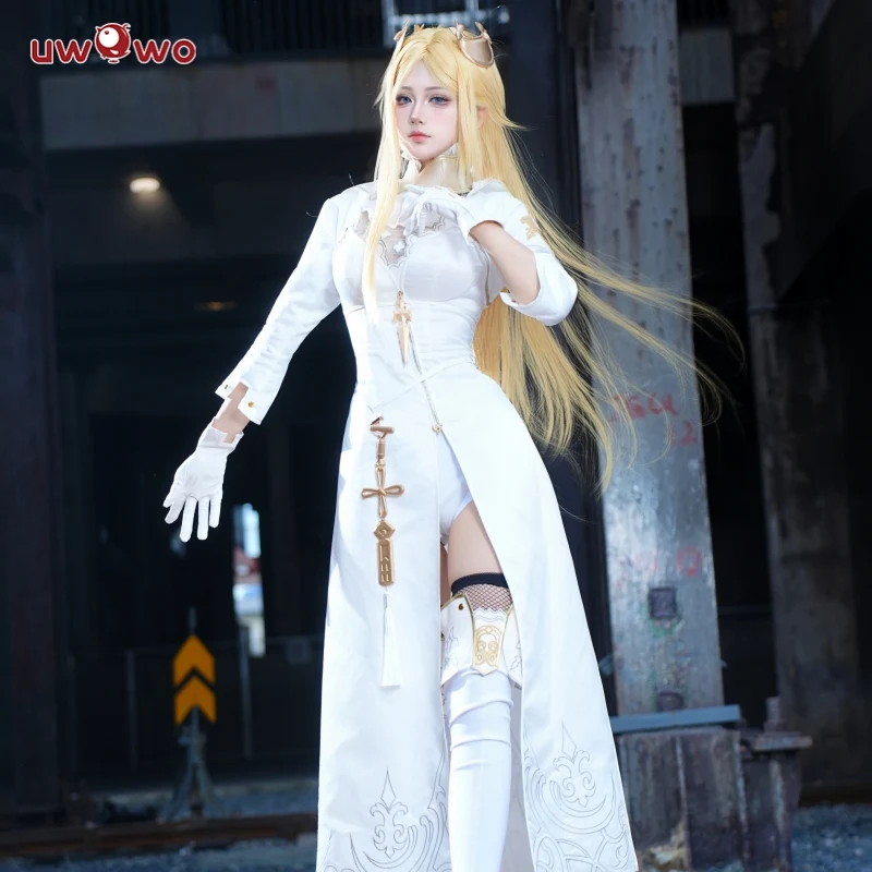 JUL PRESALE Uwowo Commander White Mercy Skin Cosplay Costume - Image 3