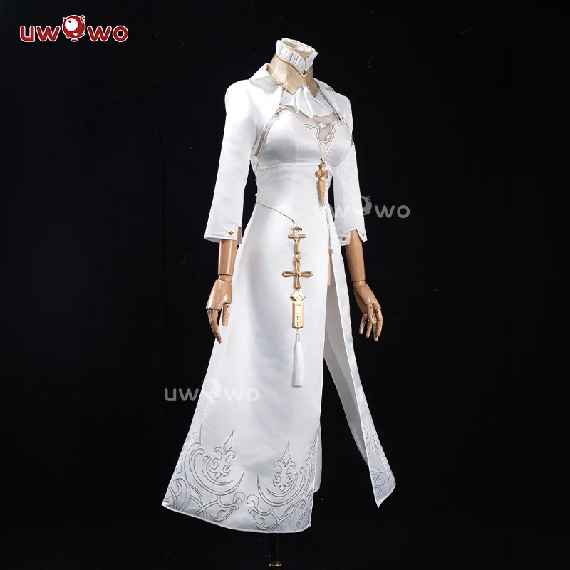 JUL PRESALE Uwowo Commander White Mercy Skin Cosplay Costume - Image 5