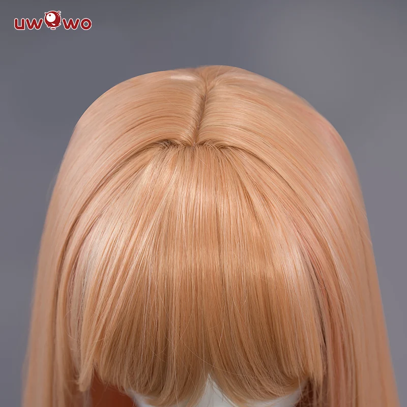 Uwowo Anime My Dress-Up Darling Marin Kitagawa Cosplay Wig Yellow-Pink Gradient 80CM Long Hair - Image 4