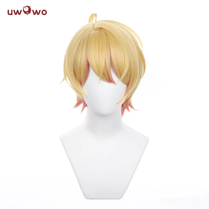 Uwowo Anime Oshi no Ko Cosplay Wig Hoshino Akuamarin Aqua Cosplay Wig Short Hair - Image 2