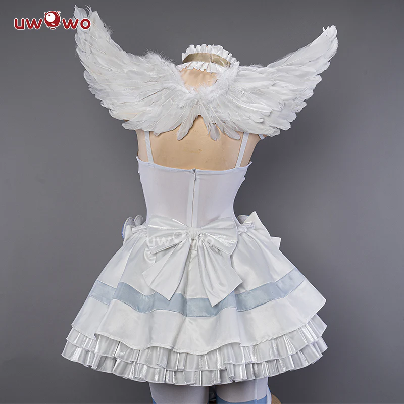 S-3XL Uwowo Anime Panty & Stocking with Garterbelt Stocking Angel Cosplay Costume - Image 4