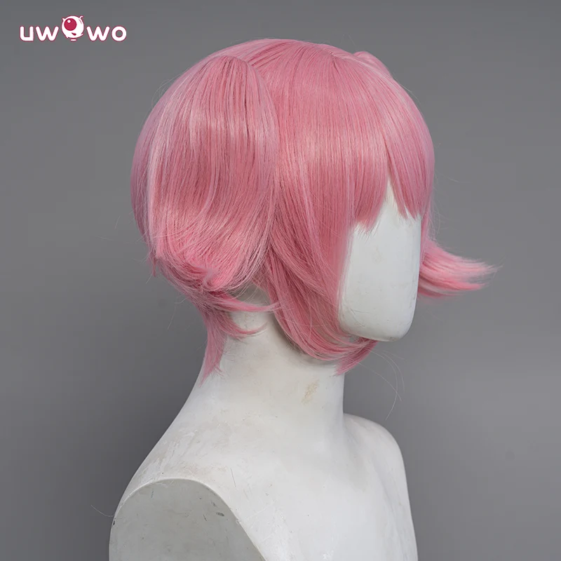 Uwowo Anime Puella Magi Madoka Magica Cosplay Wig Kaname Madoka Wig Short Pink Hair - Image 3