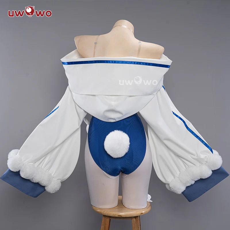 Uwowo Azur Lane Laffey II Sleepy on a Busy Day ver. Bunnysuit Cosplay Costume - Image 3