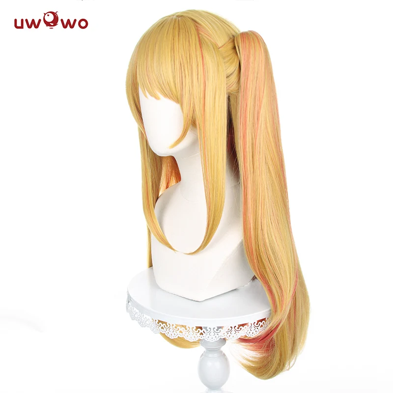 Uwowo Anime Oshi no Ko Cosplay Wig Ruby Hoshino Cosplay Wig Yellow Long Hair - Image 3