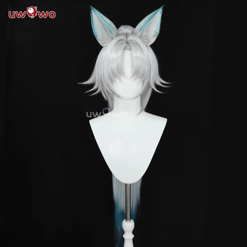 【Pre-sale】Uwowo Collab Series: Game Honkai: Star Rail Feixiao Fei Xiao Cosplay Wig Long Silver Hair - Image 2