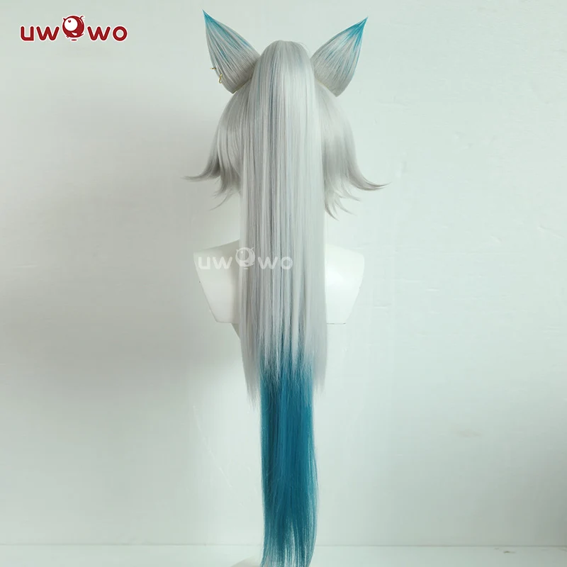 【Pre-sale】Uwowo Collab Series: Game Honkai: Star Rail Feixiao Fei Xiao Cosplay Wig Long Silver Hair - Image 4