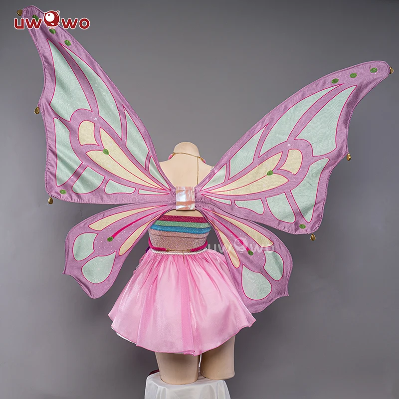 S-3XL Uwowo Flora Cosplay Princess Wings Cosplay Fairy Club Costumes - Image 5