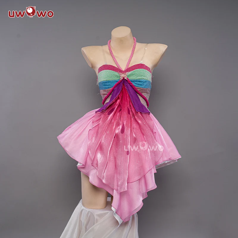 S-3XL Uwowo Flora Cosplay Princess Wings Cosplay Fairy Club Costumes - Image 6